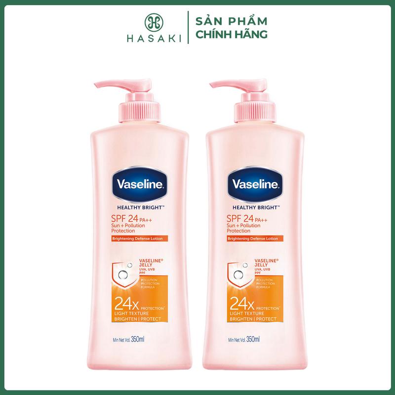  Combo 2 Sữa Dưỡng Thể Vaseline Dưỡng Body 350mlx2 | HASAKI BEAUTY 