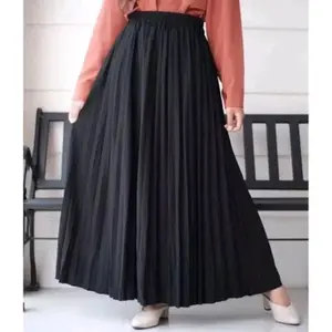 Rok plisket bahan hyget // rok plisket