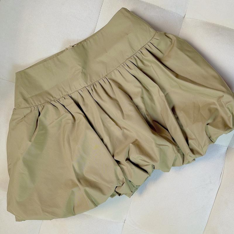 [HOPE Clothing] Chân váy bí ngô xinh xắn ba màu Nữ Thông thường thời trang Skirts thông thường có thể giặt máy 8