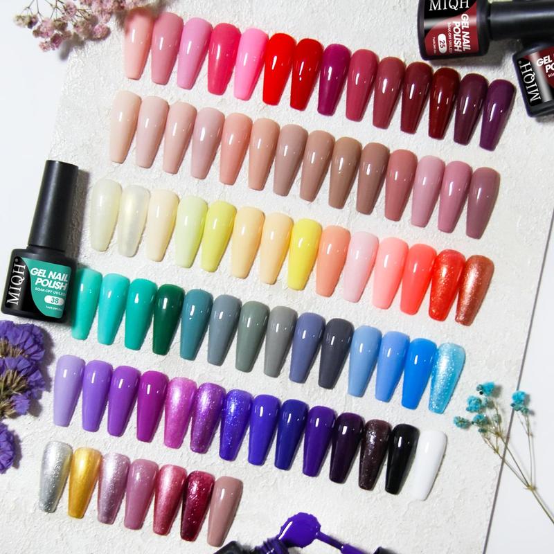 Gel Nail Polish Set, 12pcs/set Soak Off UV LED Semi-permanent Nail Gel Polish, Manicure Varnish DIY Starter Set, Nail Art & Nail Polish for Women 4