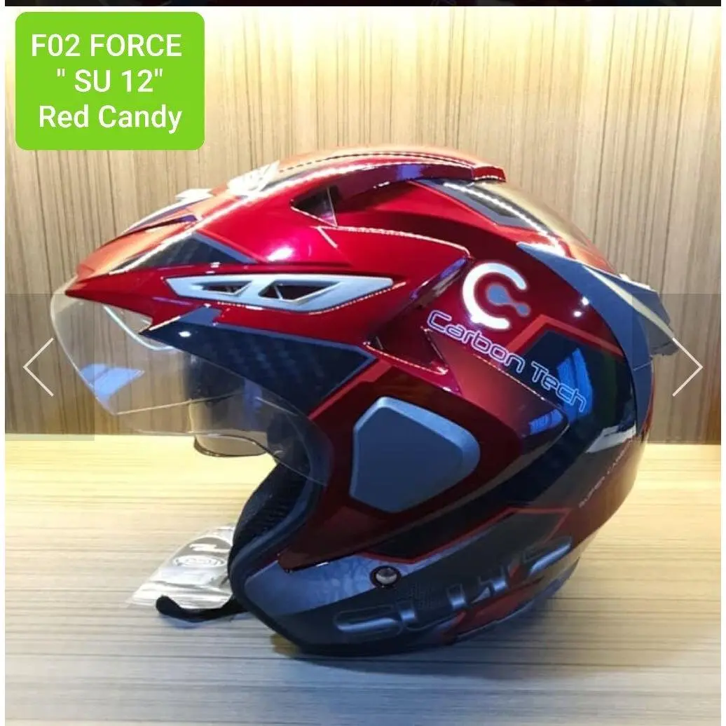 HELM STANDART SNI ORIGINAL 100% FORCE HYPER X ANTI PECAH GARANSI