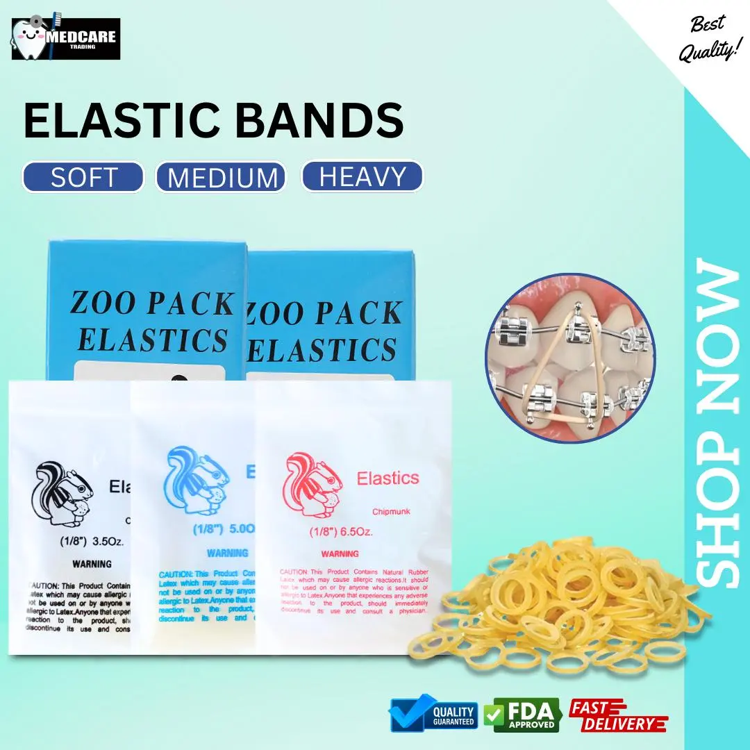 50-Pack High-Quality Elastic Rubber Bands - MC