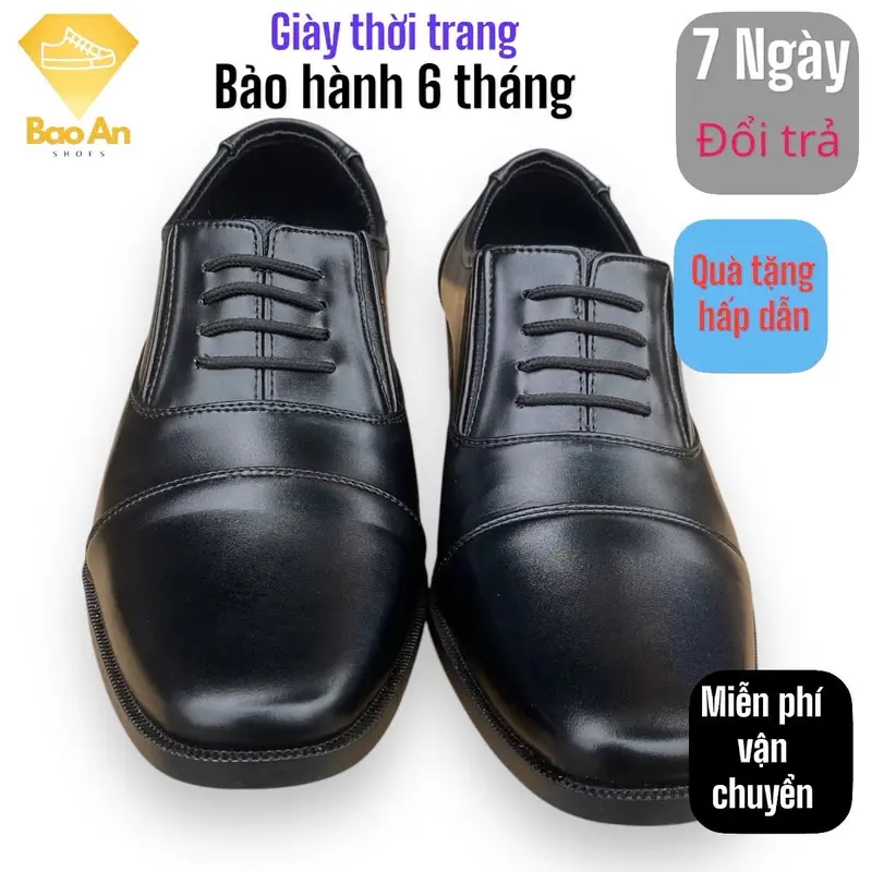 Giày Quân nhu nam cấp cấp khâu đế chống bung keo 1