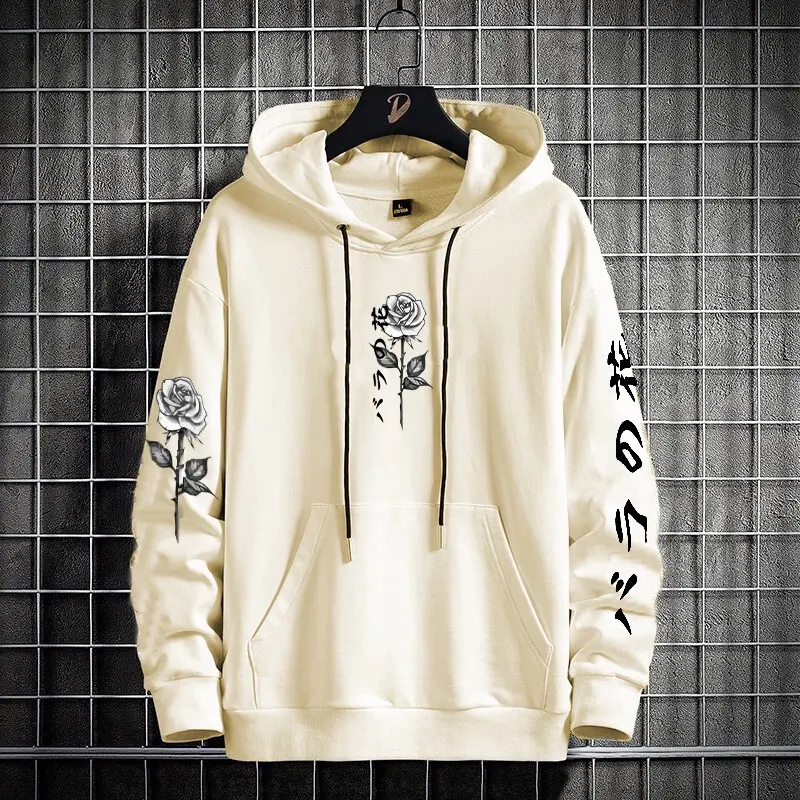 hoodie kece flowrose unisex X-XXL Fleece Distro 4