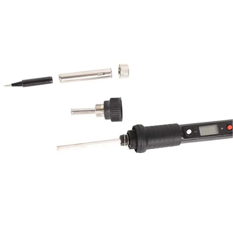 Solder Listrik Set 80W Adjustable Temperature Digital LCD Screen Cepat Panas 220V 180 derajat C - 520 derajat C With Bonus / Iron Set / Iron Tool Kit -908S COD Stock Ready 5