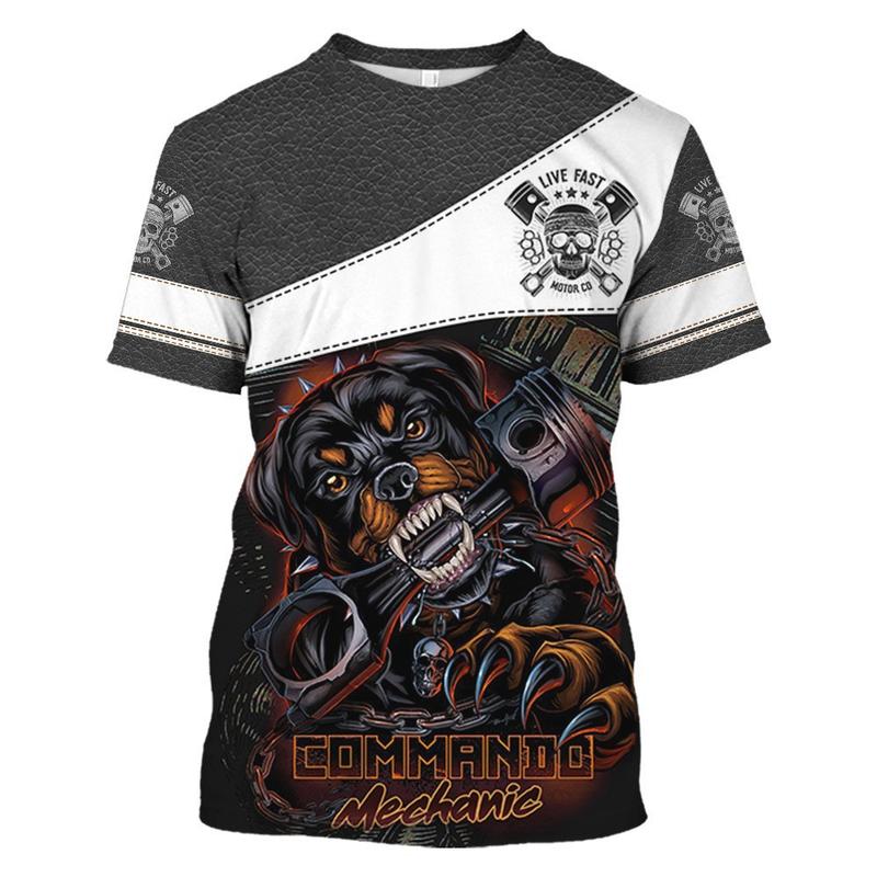 Product Introduction of Men's Fabric, Loose, Mixed with Geometric Tiger Print, Suitable for Outdoor Activities in Summer 24