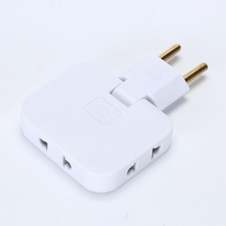 ￼Phích Cắm Chuyển Đổi 3 Trong 1 Xoay 180 Độ Bằng ABS Chịu Nhiệt Có Thể Điều Chỉnh 3