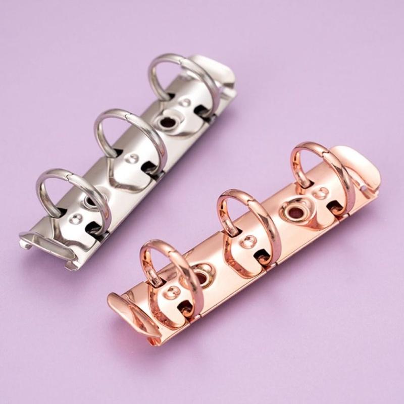 Product Introduction of Colorful Detachable Metal Spiral Rings Binder Clip DIY Diary A8 Paper Binder Clips Album High Quality Loose Leaf Ring File Folder 12