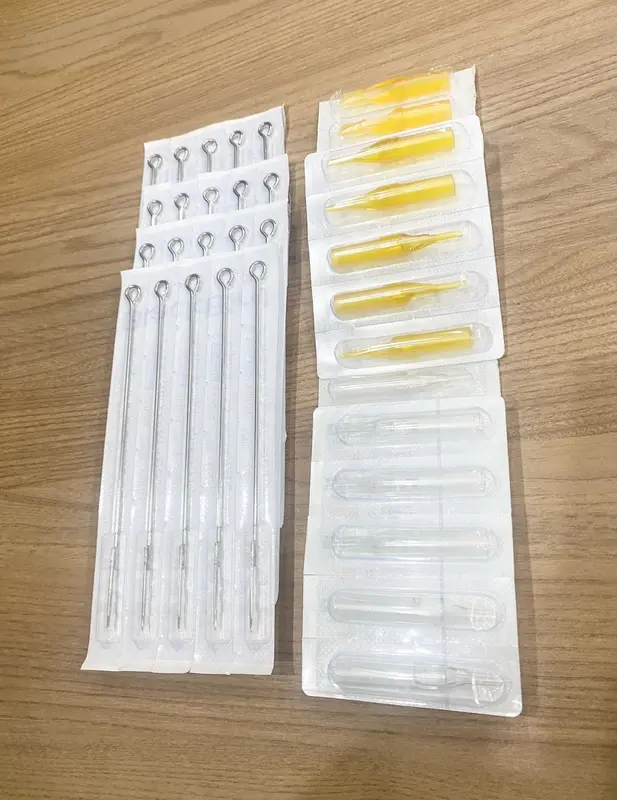 20 kim xăm kèm ngòi dành cho máy xăm vòng pin, phân loại và lựa chọn kích cỡ phù hợp công việc Cosmetic Mỹ Phẩm 0