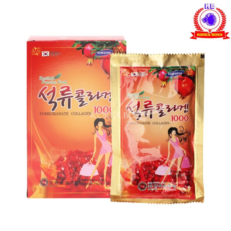 Product Introduction of Nước lựu Collagen hàn quốc Kanghwa, hộp 30 gói x 80ml 14