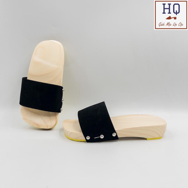 Guốc cho bé gái bé trai (size 1-6), dép lê gỗ quai nhung mềm thoải mái Hội Đồng, guốc mộc cho bé mặc áo dài, tứ thân, bà ba, yếm, đồ lam đi chùa, phụ kiện chụp ảnh, diễn văn nghệ trong trường