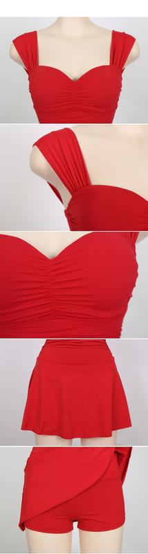 Product Introduction of Korean Style One Piece Swimwear Women Swimdress Push Up Swimsuit High Quality Bathing Suit sexy Monokini Beachwear 29