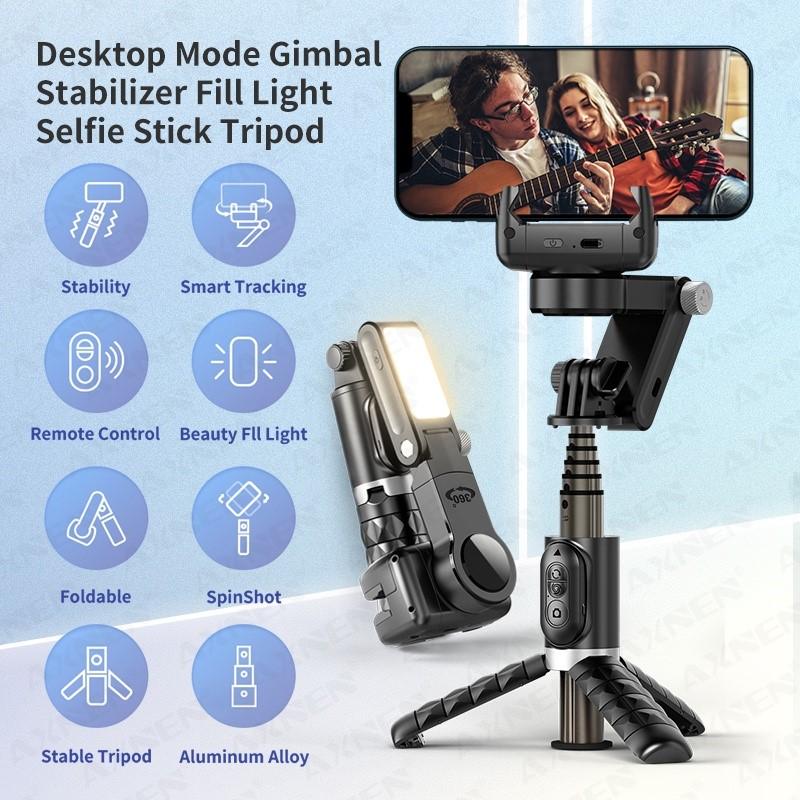 Product Introduction of Tay Cầm Chống Rung Điện Tử Gimbal Q18 Có Bluetooth - Gimbal Điện Thoại Chống Rung - Có Chân Đỡ Tự Đứng New 2023 Selfie Phụ Kiện 17