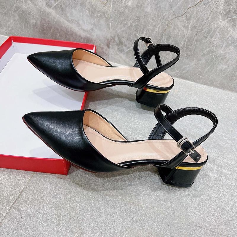 Sandal cao gót Nữ 3P gót meka thanh lịch, sang trọng Xưởng Giày Bánh Bèo mã SD3Pvienvang