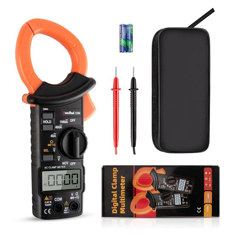 Digital Clamp Meter,True RMS 5999 Counts, 1000A AC Current Multimeter ...