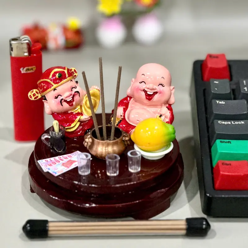 CHÂN BÀN THỜ TRÒN - VUÔNG trang trí bàn thờ thần tài thổ địa mini, shop, bàn làm việc 8