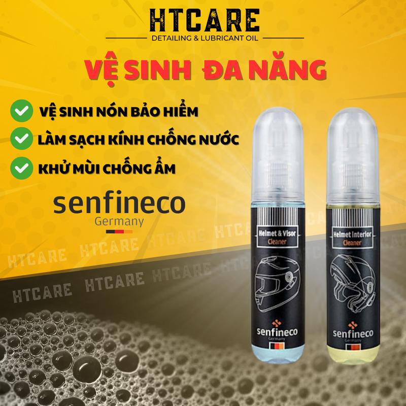  Bảo Dưỡng Mũ Bảo Hiểm Làm Sạch Kính Chống Nước Khử mùi Senfineco 9912 