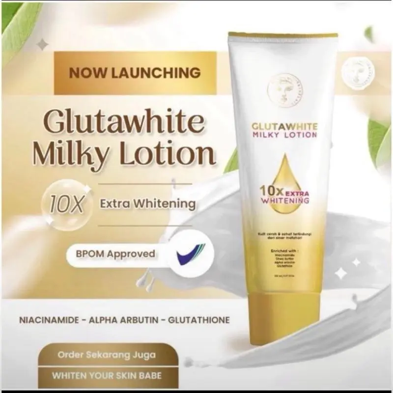 SKINFLAIR GLUTAWHITE MILKY LOTION | GLUTATHIONE BODY SCRUB TONE UP BOOSTER Mencerahkan Tubuh 1