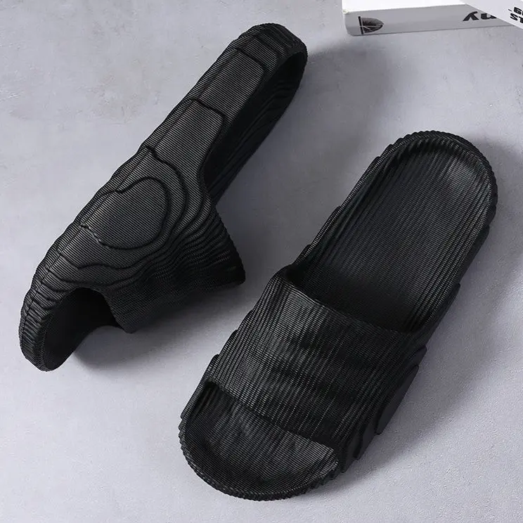 Takidtoo Sandal Platform Pria Sandal Slide Pria Anti Licin Sendal Flat Selop Rumah Wanita Slop Terbaru Wanita Sandal Slip Pria Shoes 5