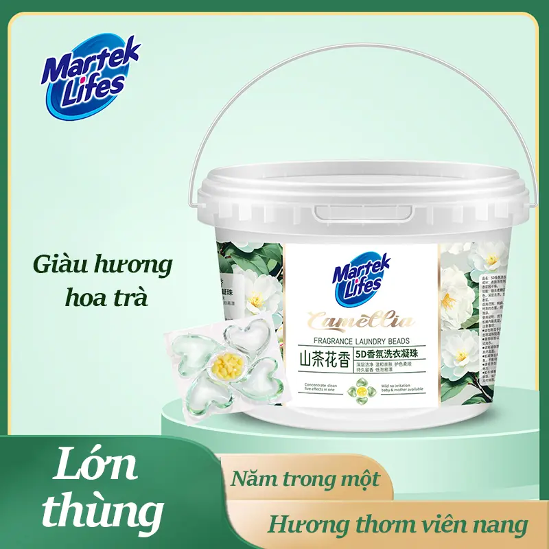 Marteklifes Hạt Giặt 5 trong 1 Bóng Giặt Làm Sạch