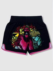 Men's Regular Fit Graphic Print Shorts, Casual Comfy Breathable Shorts for Daily Wear, Men's Bottoms for Summer