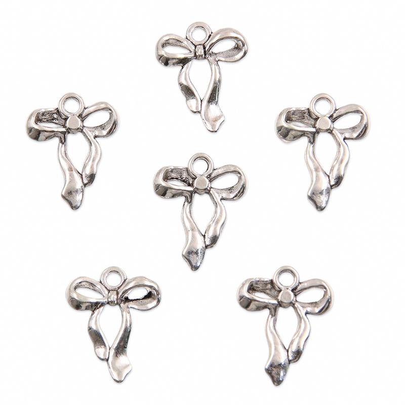 Product Introduction of Charm Mặt Dây Chuyền, 10 Thắt Nơ, Hợp Kim Tự Làm Nóng Bỏng, Rỗng, Dễ Thương, Làm Bằng Tay, Thích Hợp Cho Vòng Cổ Và Vòng Tay, Phụ Kiện Trang Sức Diy Kim Tuyến 7