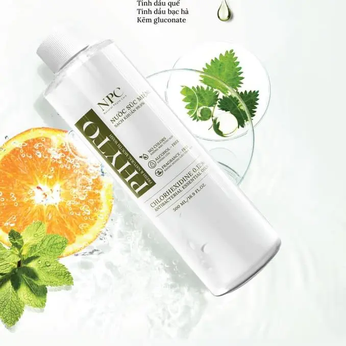 NƯỚC SÚC MIỆNG D.IỆ.T KHUẨN PH.Y.TO DẠNG CHAI 500ml 3