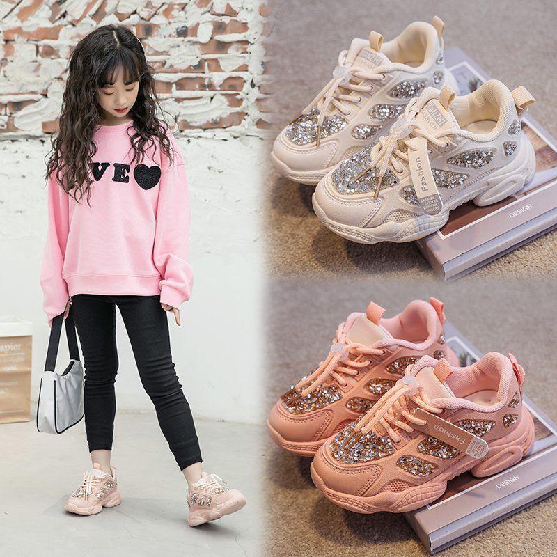 Girls' Shoes Single Sneakers 2024 Spring and Autumn New Boys - TikTok ...