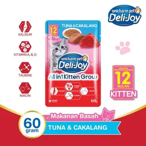 DELIJOY POUCH WET FOOD FOR CAT ADULT & KITTEN EXP AMAN