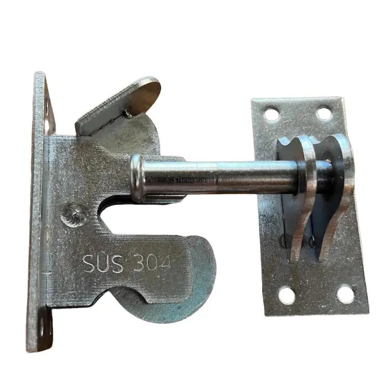 ￼Chốt cửa tự động inox chuẩn 304 tự đóng mở, dễ sử dụng - Chuyên dùng cho các loại cửa  Lắp ráp hoàn chỉnh grendel khoá