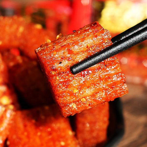 Product Introduction of Spicy And Sweet Strip Soy-Meat Snack Spicy Dried Bean Curd Independent Packaging Spicy Flavor Snack 2