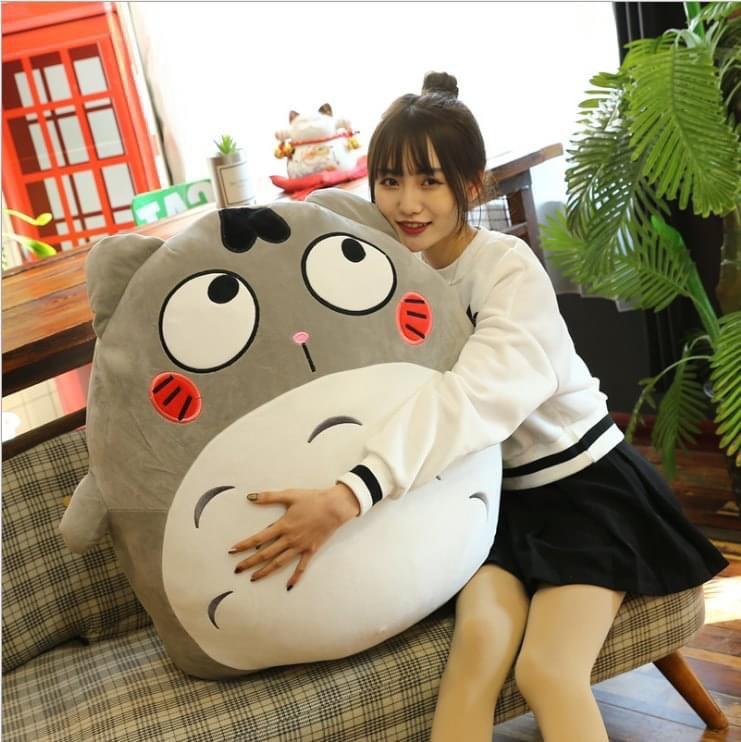 Gấu bông Totoro [SIÊU TO -KHỔNG LỒ] vỏ vọc nỉ mềm mại,bông mịn siêu nảy chống xẹp, mềm mịn 0
