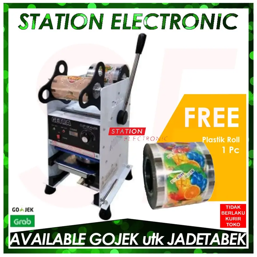 Getra ET-D8S / ET-D8SM Manual Cup Sealer with Counter Digital (Mesin Cup Sealer dengan penghitung digital)