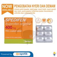 Gambar SPEDIFEN 400 MG STRIP 6 TABLET dari Apotek Potenza Jakarta by GoApotik Kota Administrasi Jakarta Selatan 2 Tokopedia