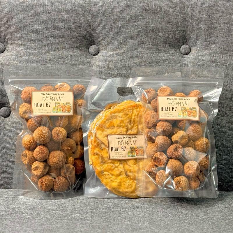 1KG [COMBO 2 LOẠI] VẢI SẤY KHÔ 500G VÀ CHUỐI ÉP SẤY DẺO 500G Snack Food Ăn Vặt Hoài 67