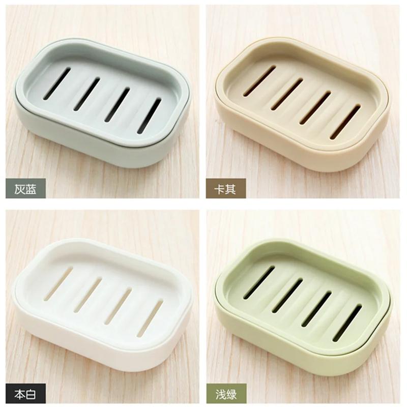 Product Introduction of New Bathroom Dish Plate Case Home Shower Travel Hiking Holder Container Soap Box Plastic Soap Box Dispenser Soap Rack Light 18
