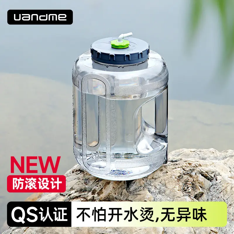 Xô lọc nước, để sử dụng tại nhà, xô rỗng, nước khoáng, Cầm Tay, cấp thực phẩm, máy lọc nước, nước đóng chai PC, bể chứa nước, dung tích 5L