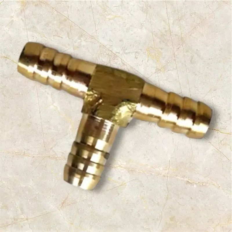 ￼Chữ T (12mm) Đồng Nối Bình Gas Với 2 Bếp, 1 van gas chia ra 2 bếp gas