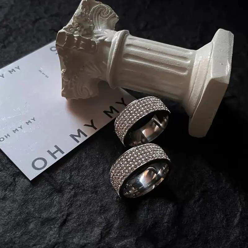Nhẫn Đính Đá Bling Bling Thời Trang Dring -  Kuuclothes 1