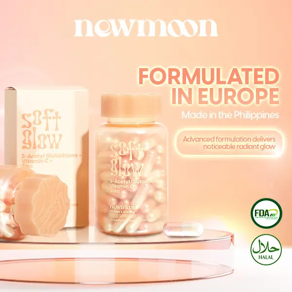 NEW MOON Soft Glow S-Acetyl Glutathione Beauty Supplement - TikTok Shop Philippines NEW MOON Soft Glow S-Acetyl Glutathione Beauty Supplement - TikTok Shop Philippines
