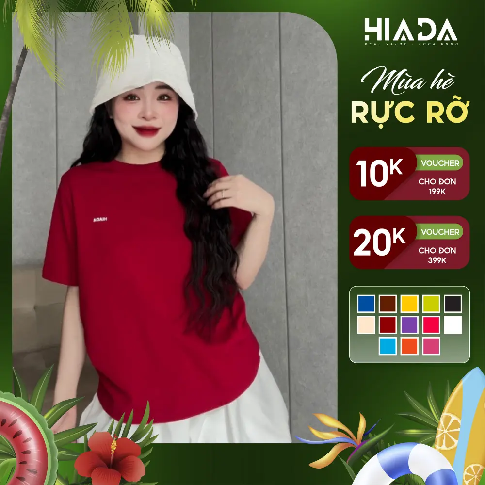 Áo Thun Nữ Babytee HIADA Cổ Tròn Vải Cotton Thoáng Mát [ HIADA 01 ]