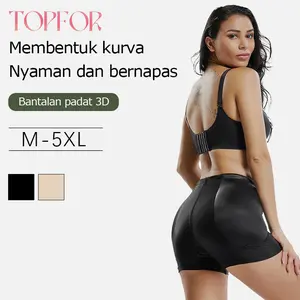 【TOPFOR】HighWaisted Tummy Control Underwear hip  pads  pinggul  contoh busa  pinggul  karet  premium celana  hip  dips  wanita korse remaja xl shapewear plus size 3xl shapewear celana  busa  untuk  body Celana Pantat Busa BOKONG segi empat Seamless Antep