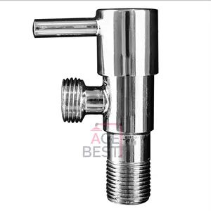 Stop Kran Air Drat 1/2 Inch Engkol Geser Single Bahan Stainless JS-19