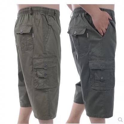 Quần Short Nam Trung Tuổi, Quần Ngố Nam Túi Hộp chất Thô , có size cho người 85kg Có Túi Kaki Menswear