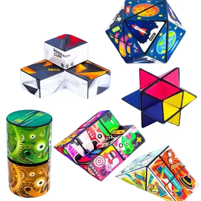 Khối Rubik Magic Đồ Chơi Giáo Dục Cho Trẻ Đồ Chơi 3D Thay Đổi Hình Dạng Độc Đáo Giúp Tăng Cường Sự Phát Triển Não Bộ Cho Bé Toy