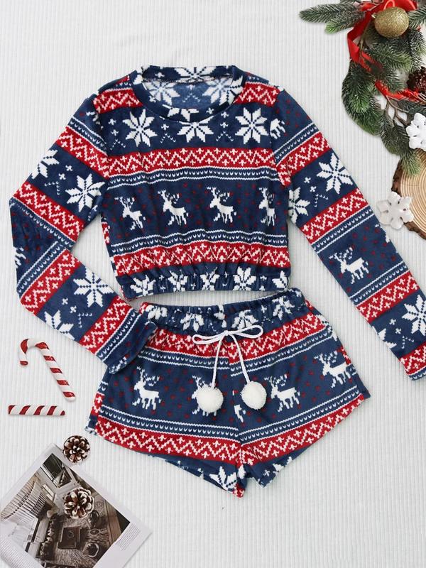 Christmas Pom Pom Long Sleeve Top Christmas Pom Pom Long Sleeve Top