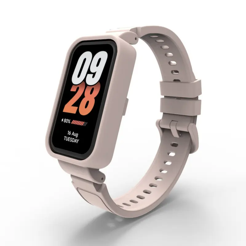 2 in 1 Case+Strap for Redmi Band 2 Tali Xiaomi Band 8 Acitve Silicone Strap silikon 7