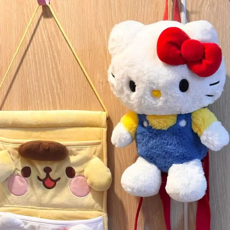 Cặp Sách, Thiết Kế Hello Kitty, Ba Lô Búp Bê, Búp Bê Nhồi Bông Chó Tai To Clow M, Túi Dễ Thương Bag Nữ Tote 0