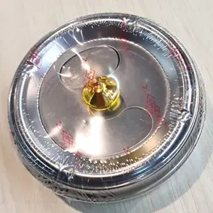 Akkoki Asbak Portable Rotation Enclosed Stainless Steel - JIAJU_01-032