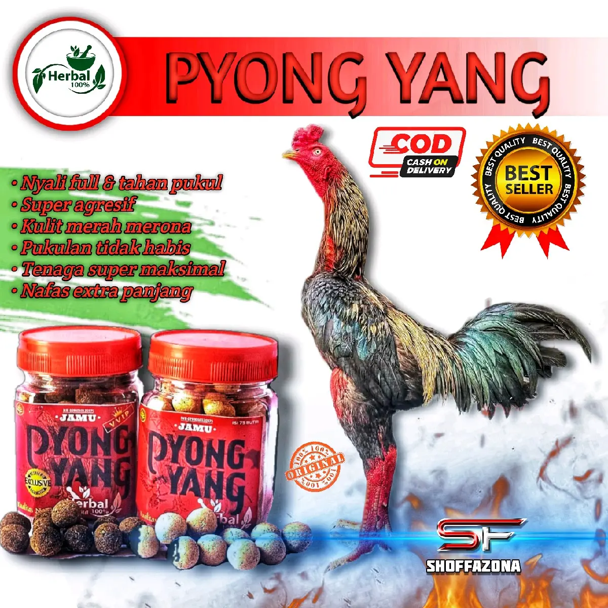 Pyongyang Jamu Doping Ayam Aduan Botol